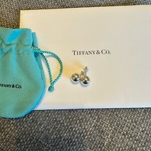 Tiffany & Co. 10mm Stud Silver Ball Earrings